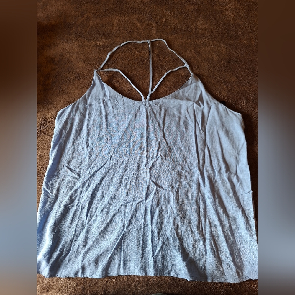 Powder blue Tank top